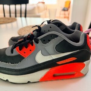 Nike Red and Black Athletic Shoes air max